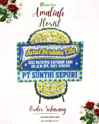 Papan Bunga Duka di Cimuja