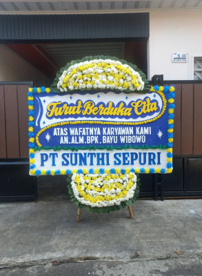 Papan Bunga Duka di Cimuja