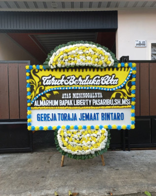 Papan Bunga Duka di Cimuja